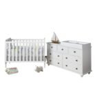 Doventon Baby Cot with Olivia Change Table Package olivia package