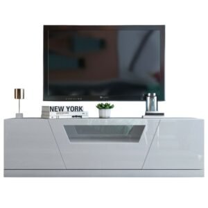 Vero 1.8m High Gloss White TV Stand/Entertainment Unit L2108X-1