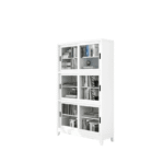 Stanley Beech Wood 2m High Bookcase in White QD806