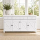 Bridgton Style Buffet in White 180cm