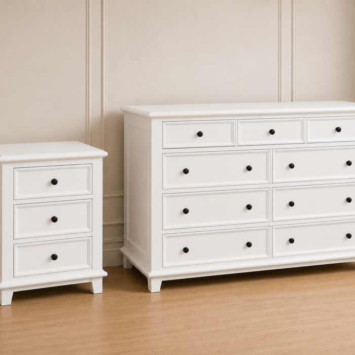 Hampton 3-Drawer Bedroom Collection Hampton 3-Drawer Bedroom Collection