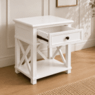 Hampton Bedside Table 2 Drawer - drawer detail