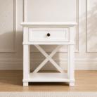 Hampton Bedside Table 2 Drawer - main view